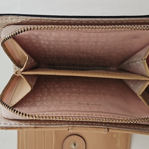 Kate Spade New York Champagne Metallic Small Wallet - Picture 5 of 5
